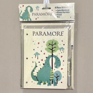 Paramore School Pack Set 2010 New Vintage Retro Notebook Folder Pen Pencil